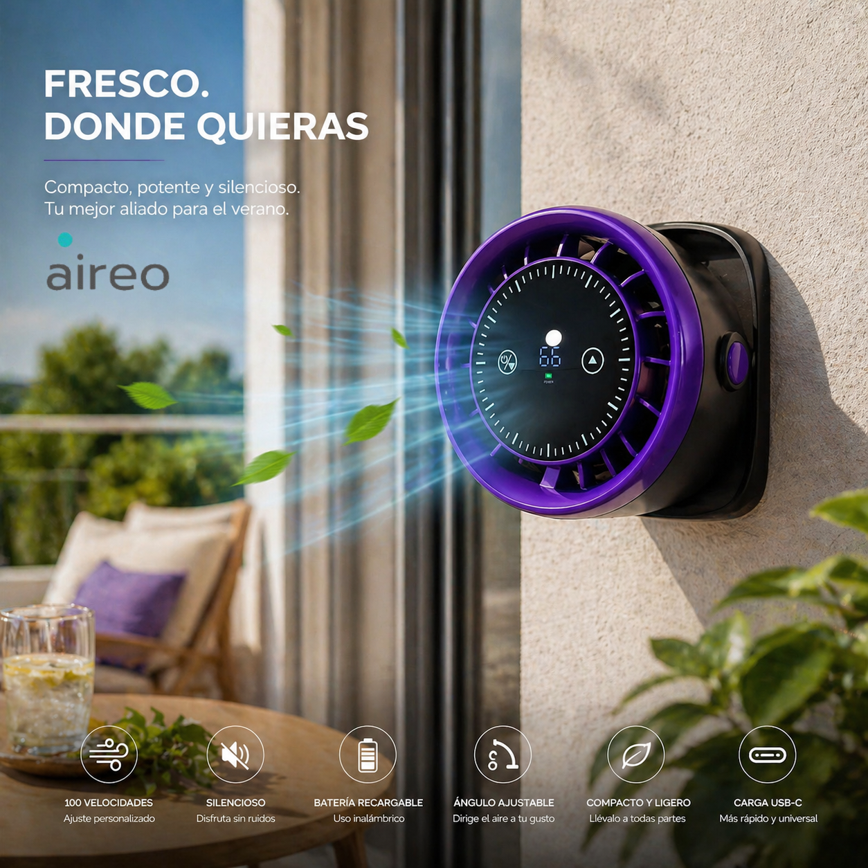 Mini Ventilador Portable | Aireo™